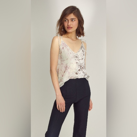 Wilfred Tops - Wilfred Ellis Camisole in Mauve Mousse/Java Brn